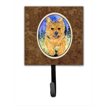 Jensendistributionservices 4.25 x 6 in. Norwich Terrier Leash Or Key Hook MI1709771